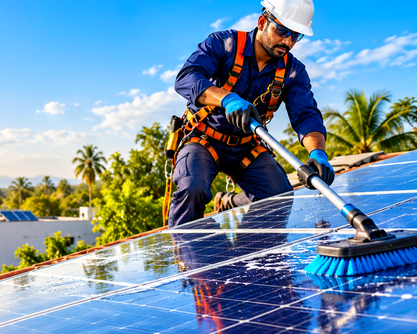 Solar Panel Cleaning